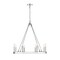 Z-Lite Barclay Chandelier, 8-Light, 33 In.W x 32 In.H, Polished Nickel/Polished Nickel 482R-8PN - alternate 4